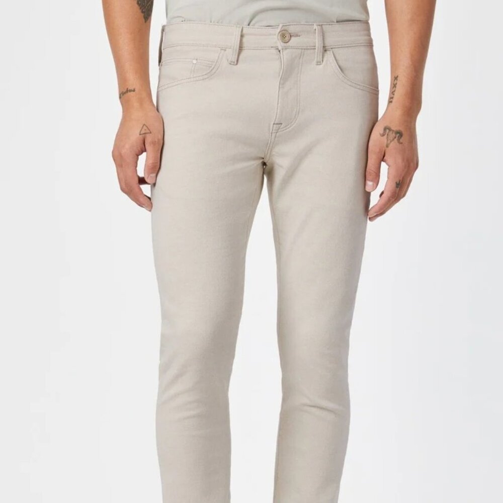 Mavi Cream Jake Slim Leg Jeans